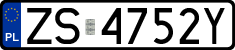 License plates of Poland, Regular car plates