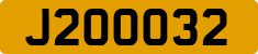 License plate of Jersey, Regular plates (J123456)