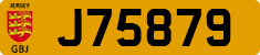License plate of Jersey, Regular plates (J123456)