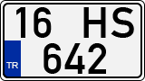 License plate of Turkey, Regular plates