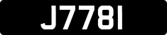 License plate of Jersey, Regular plates (J123456)