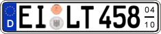 German license plate, Seasonal plates