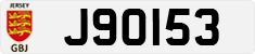 License plate of Jersey, Regular plates (J123456)