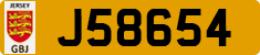 License plate of Jersey, Regular plates (J123456)