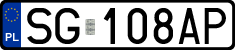 License plates of Poland, Regular car plates