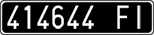 License plate of Italy, Cars (1927 year series)