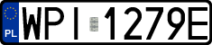 License plates of Poland, Regular car plates