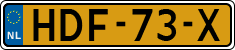 License plate of the Netherlands, Cars