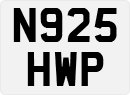 License plate of the United Kingdom, 1983 year system