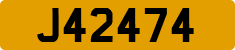 License plate of Jersey, Regular plates (J123456)