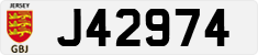License plate of Jersey, Regular plates (J123456)