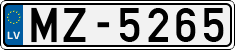 License plate of Latvia, Regular car plates