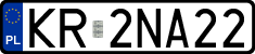 License plates of Poland, Regular car plates