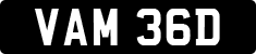 License plate of the United Kingdom, 1963 year system