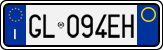 License plate of Italy, Cars (1994 year series)