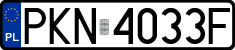 License plates of Poland, Regular car plates