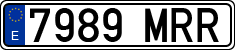 License plates of Spain, Ordinary (2000)