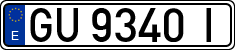 License plates of Spain, 1971 year series