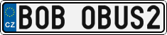 License plate of the Czech Republic, Vanity Plates