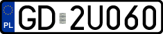 License plates of Poland, Regular car plates