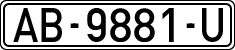License plates of Spain, 1971 year series