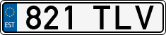 License plate of Estonia, Regular car plates