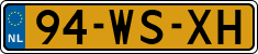 License plate of the Netherlands, Trailers