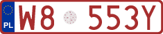 License plates of Poland, Provisional and testing