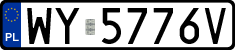License plates of Poland, Regular car plates
