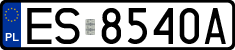 License plates of Poland, Regular car plates