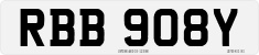 License plate of the United Kingdom, 1963 year system