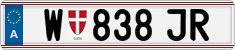 License plate of Austria, Regular plates