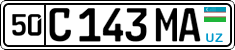 License plate of Uzbekistan, Private owners