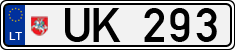 License plate of Lithuania, Trailers