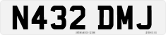 License plate of the United Kingdom, 1983 year system