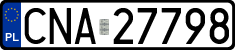 License plates of Poland, Regular car plates