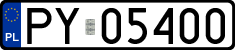 License plates of Poland, Regular car plates