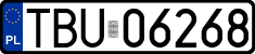 License plates of Poland, Regular car plates