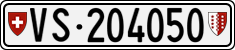 License plate of Switzerland, Cars