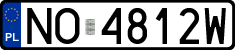 License plates of Poland, Regular car plates