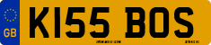 License plate of the United Kingdom, 1983 year system