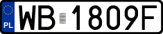 License plates of Poland, Regular car plates