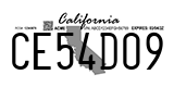 California, Temporary (AB12C34)