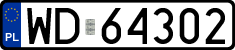 License plates of Poland, Regular car plates