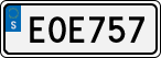 License plate of Sweden, Regular plates