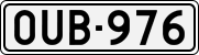 License plate of Finland, Cars
