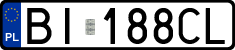 License plates of Poland, Regular car plates