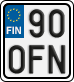 License plate of Finland, Motorcycles