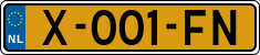 License plate of the Netherlands, Cars