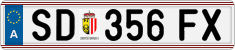 License plate of Austria, Regular plates